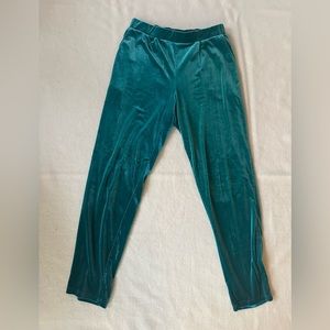 Antthony Originals Turquoise Velour Joggers